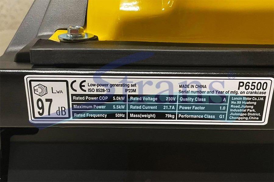 Генератор Бензиновий Atlas Copco Тип P6500 230V 2022 Рік 5.0/5.5Kw